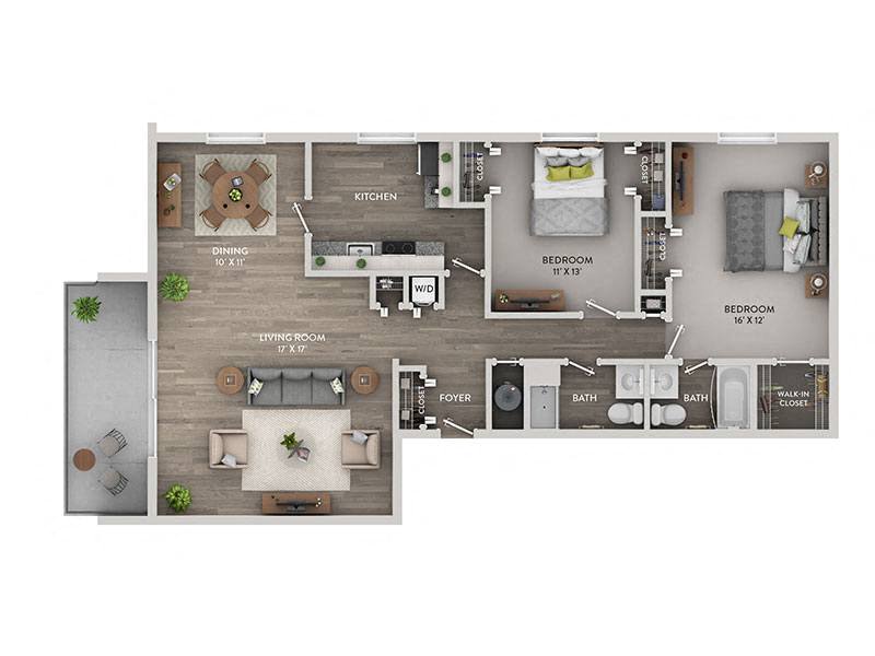 2 bedroom apartment for rent