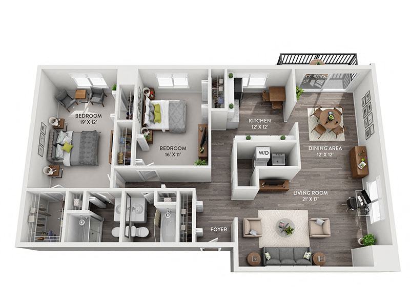 2 bedroom apartment for rent