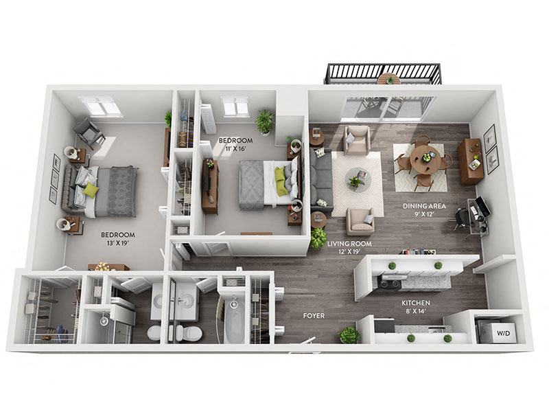 2 bedroom apartment for rent