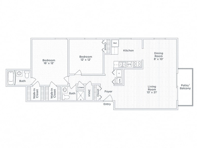 2 bedroom apartment for rent