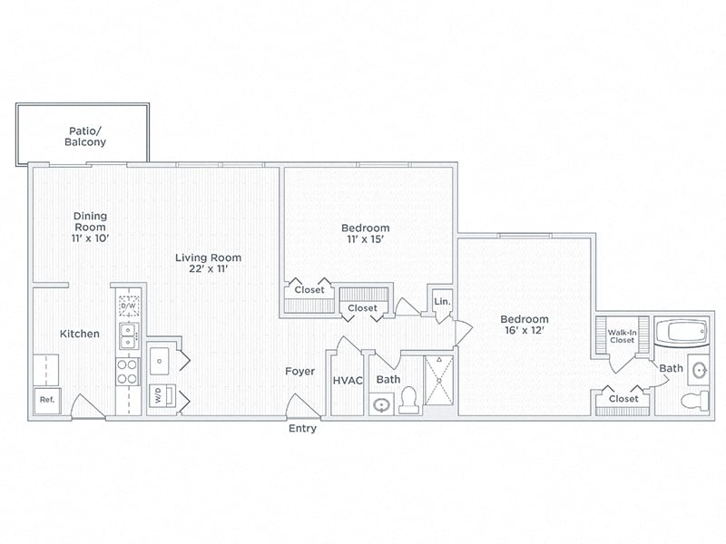 2 bedroom apartment for rent